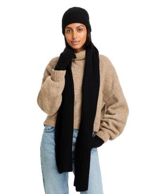 C by Bloomingdale's Cashmere Rib Tech Gloves - Exclusive
