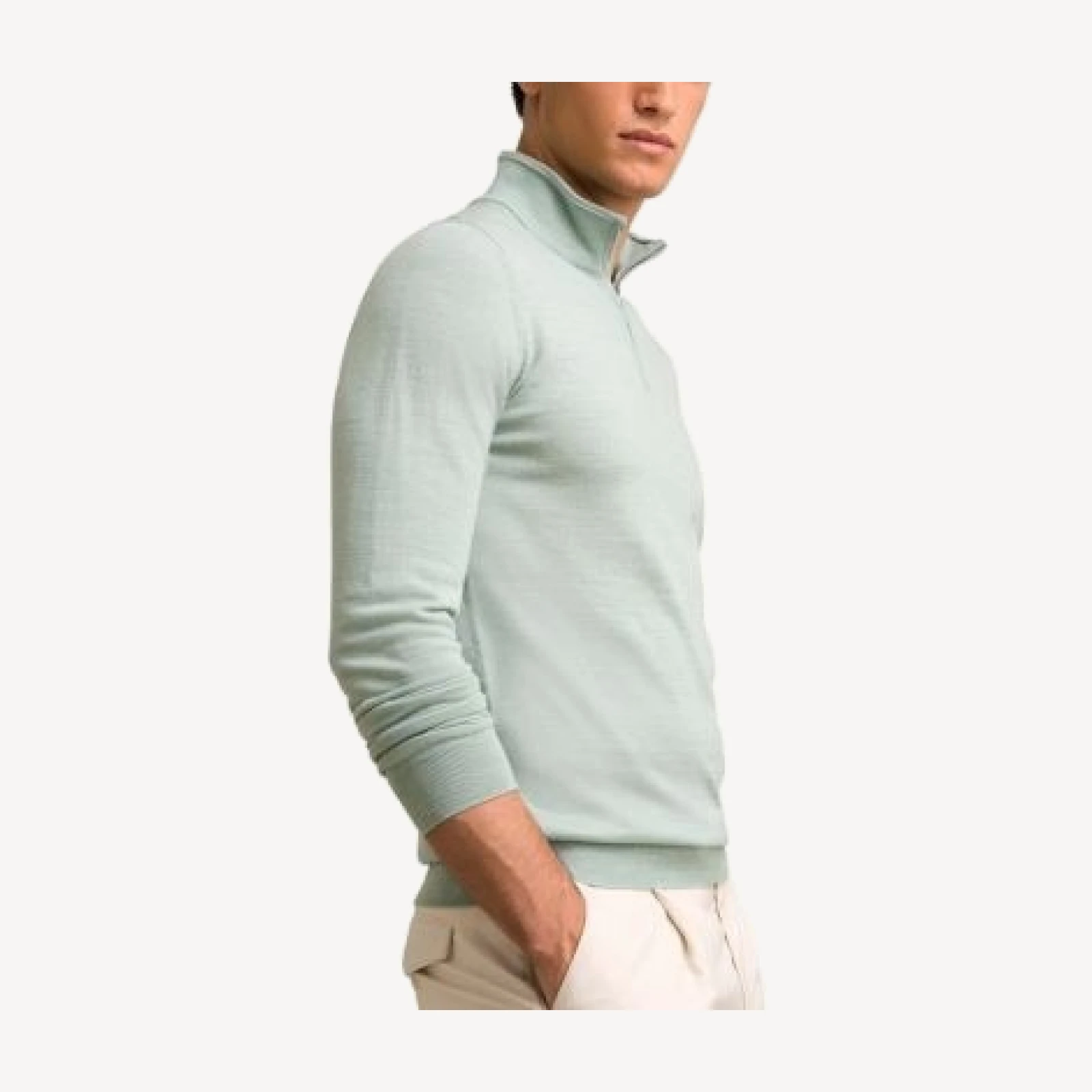 Reiss Blackhall Slim Fit Quarter Zip Sweater