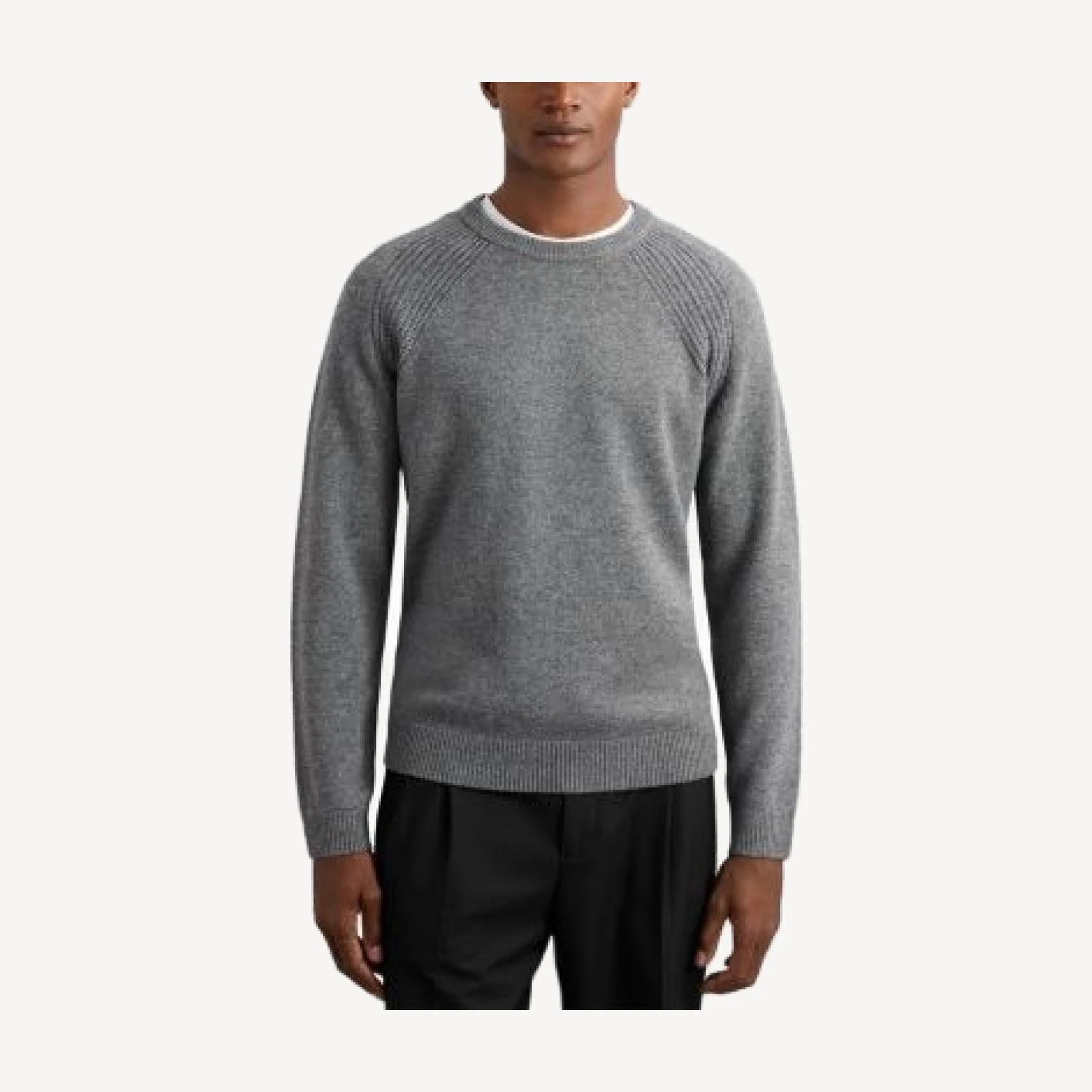 Reiss Foulton Wool & Cashmere Raglan Sweater