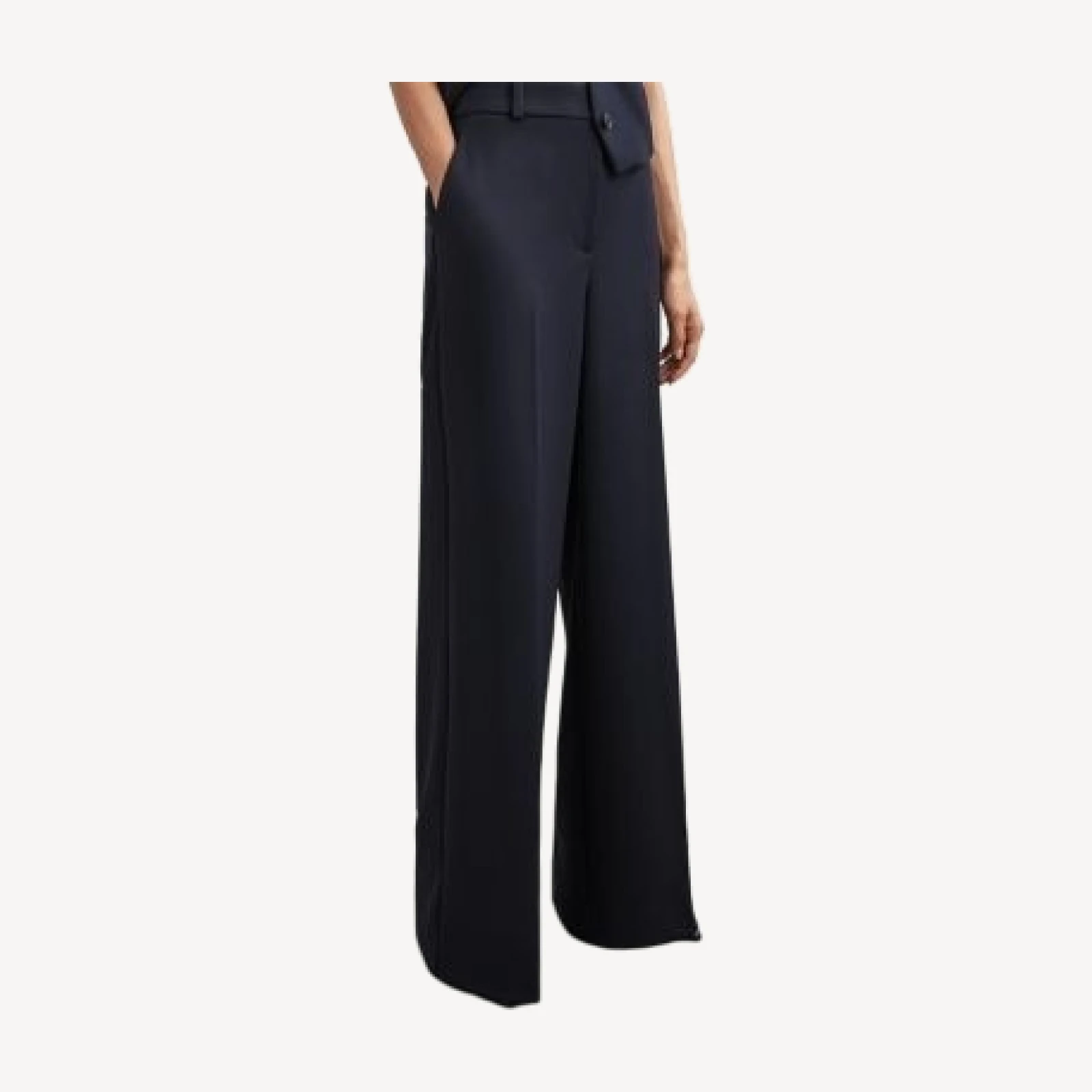 Reiss Gabi Wide Leg Trousers