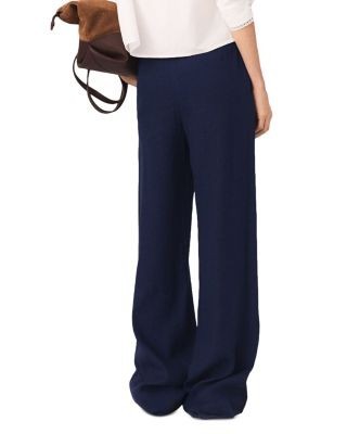 Maje Linen Blend Bridge Trousers