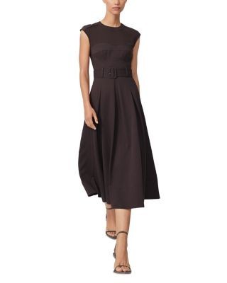 Reiss Belted Midi Dress