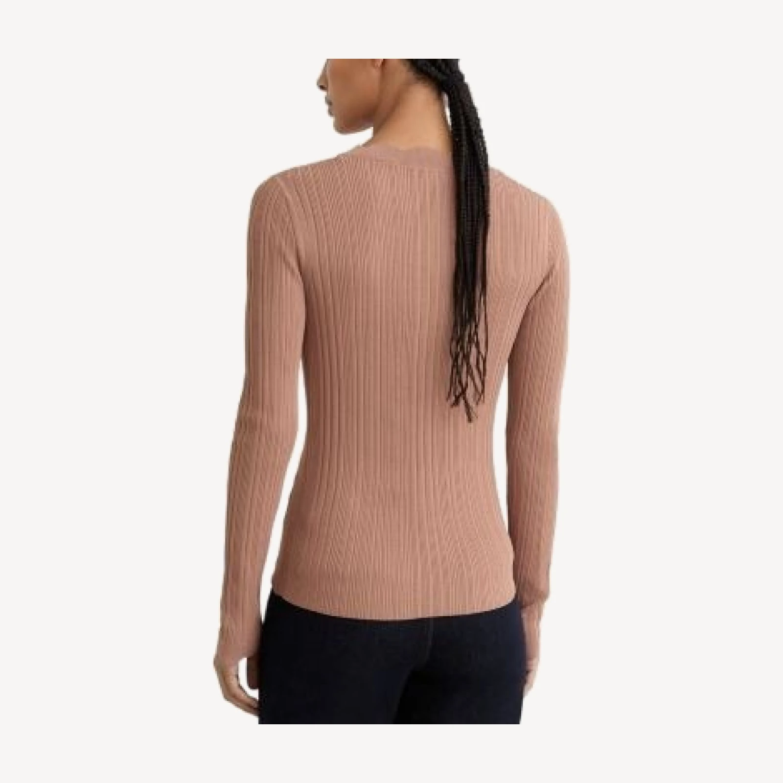 Reiss Vinny Scallop Detail Cardigan
