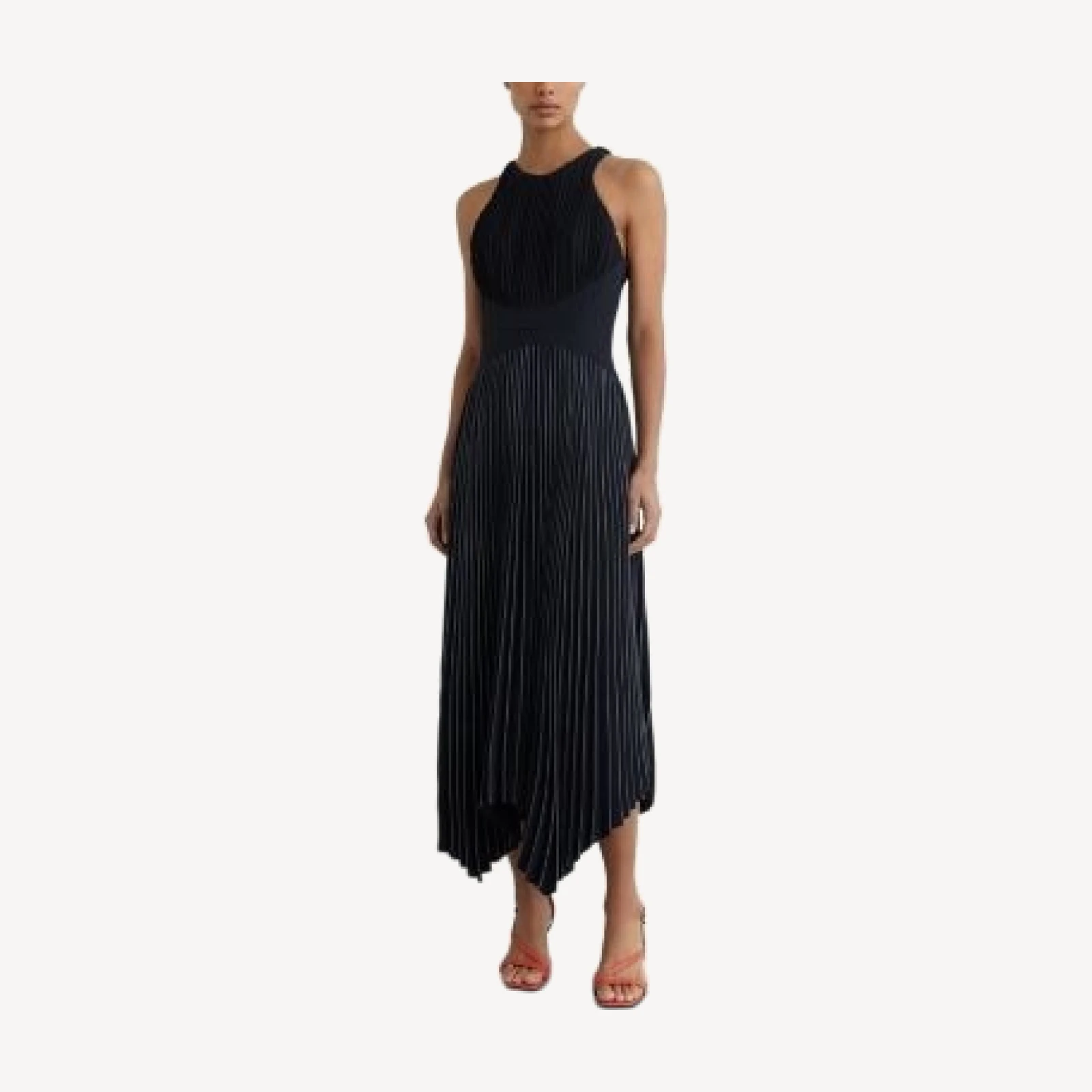 Reiss Rachel Pleated Dress