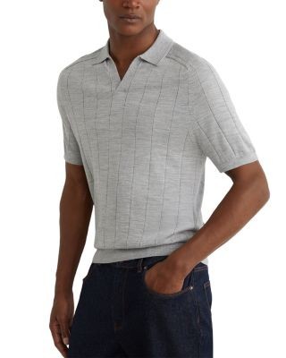 Reiss Open Collar Polo Shirt