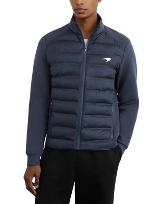 Reiss McLaren Regular Fit Quilted Logo Jacket