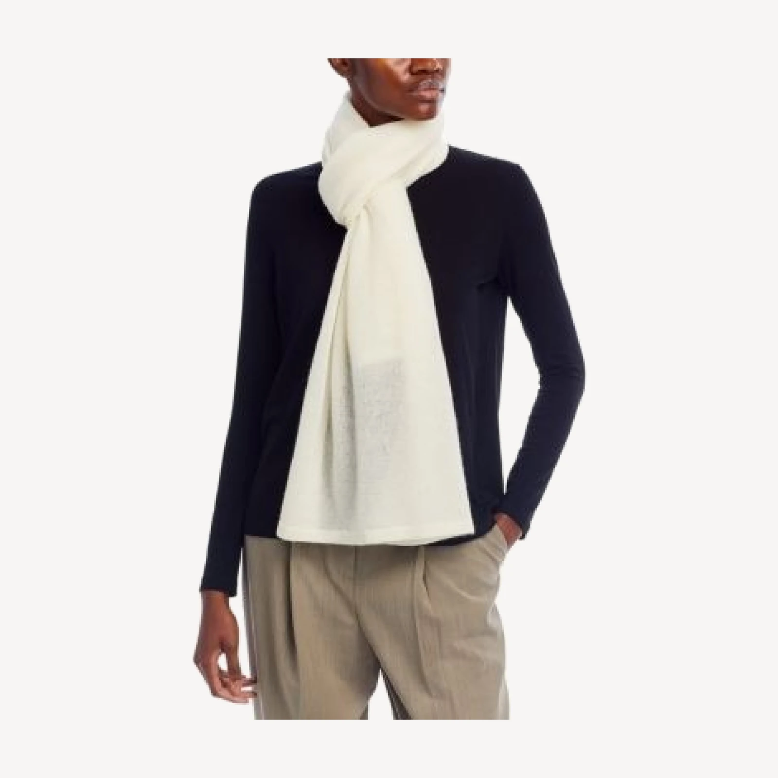 C by Bloomingdale's Cashmere Oversized Knit Scarf - Exclusive