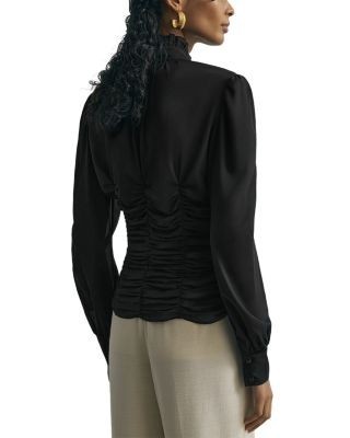 Reiss Laverna Silk Stretch Blouse