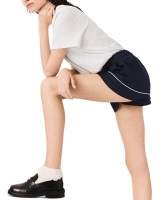 Maje Layered Effect Suit Shorts