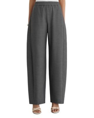 Reiss Petites Elle Barrel Leg Pull On Pants