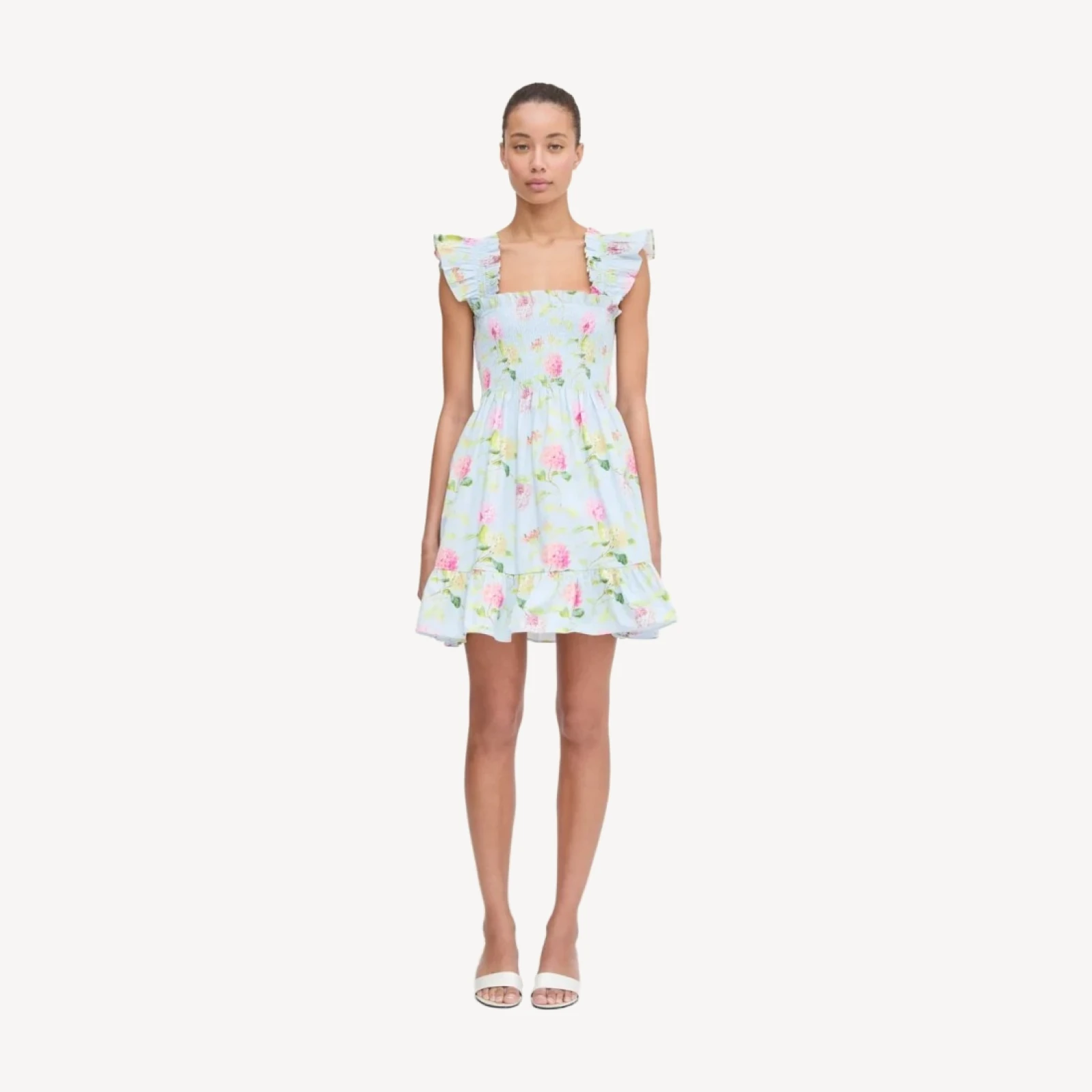 The Elizabeth Nap Dress - Hydrangea Chintz