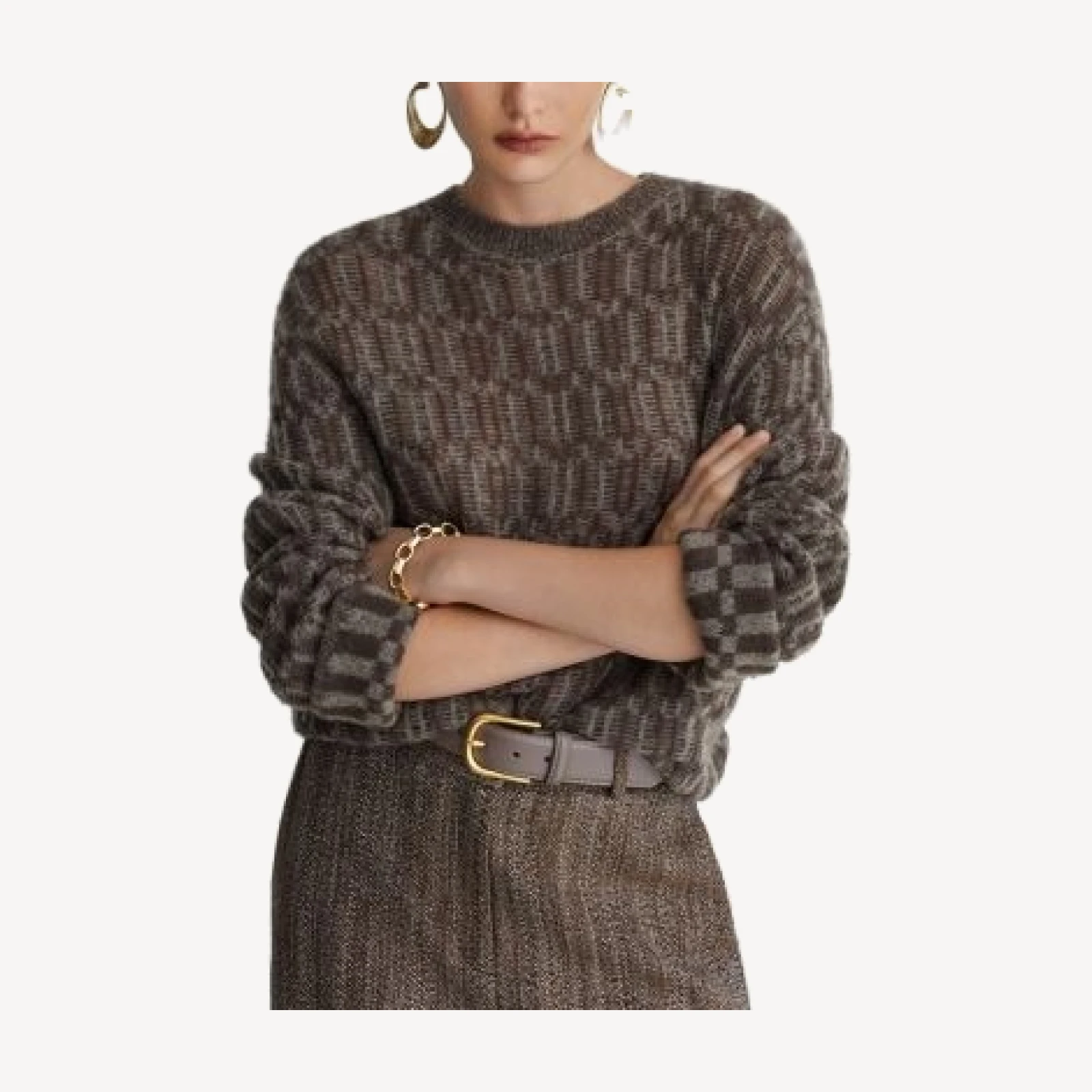 Reiss Aubrey Cashmere Blend Crewneck Sweater