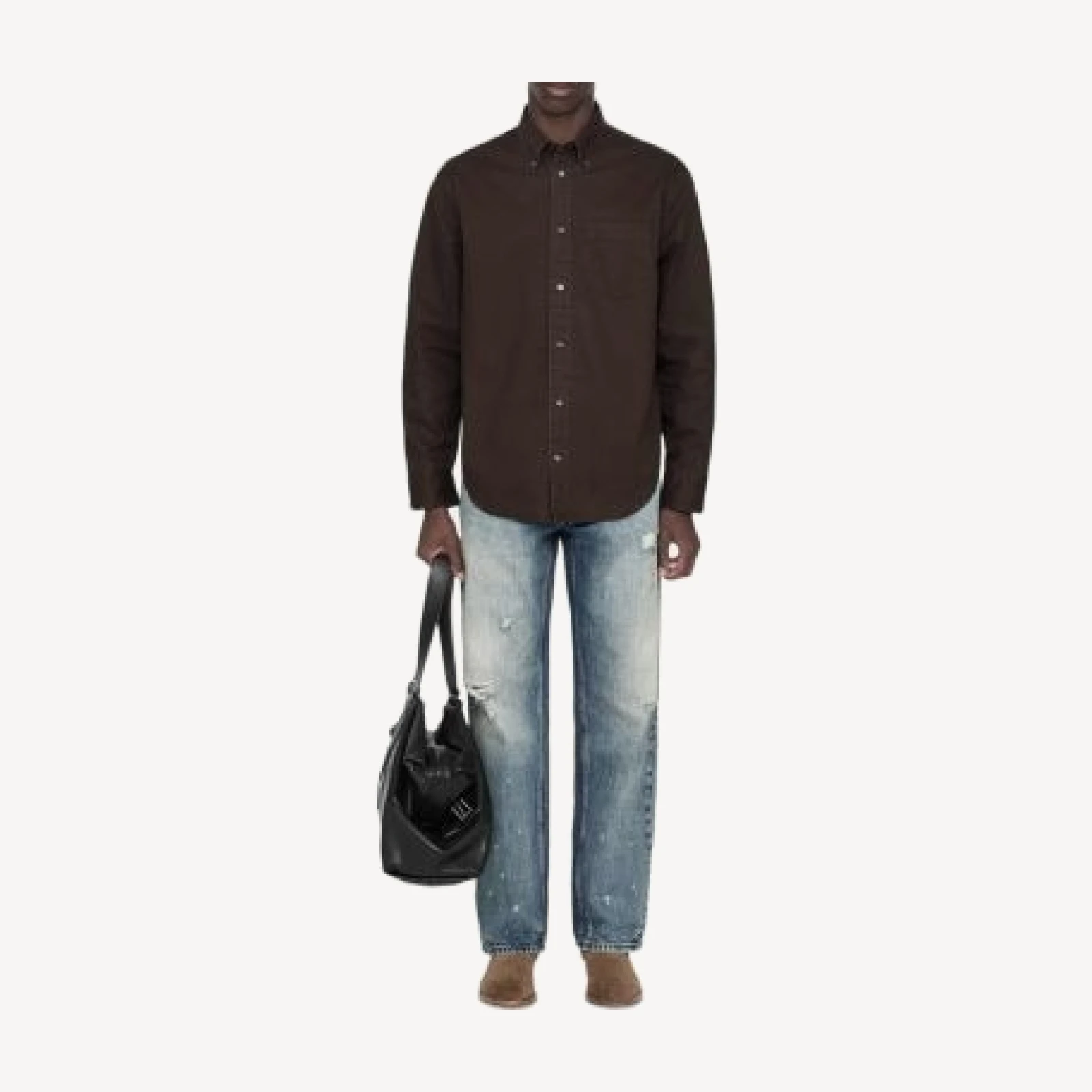 Allsaints Stow Cotton Long Sleeve Shirt