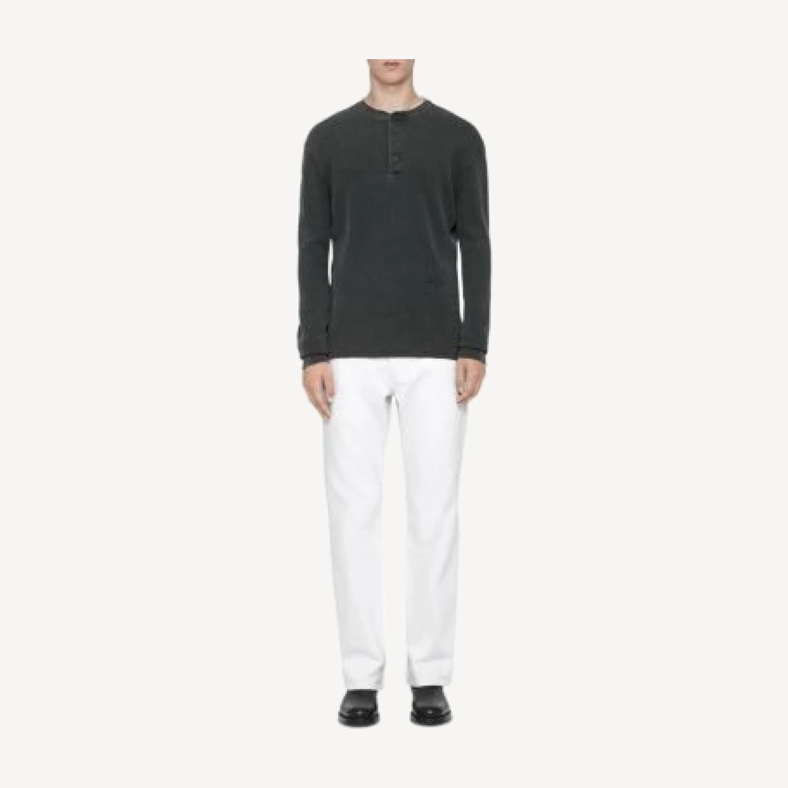 Allsaints Raine Cotton Long Sleeve Henley