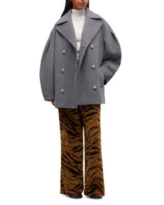 Ganni Oversized Peacoat