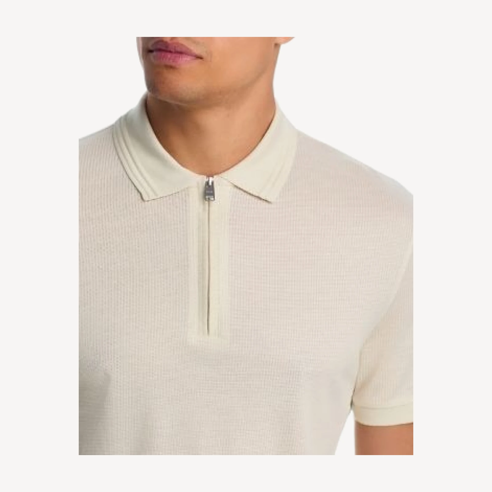 Boss H Paras Quarter Zip Polo Shirt