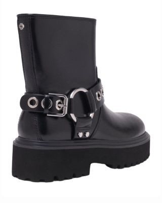 Maje Women's Leather Biker Boots