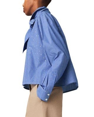 Maje Shirt with Removable Handkerchief