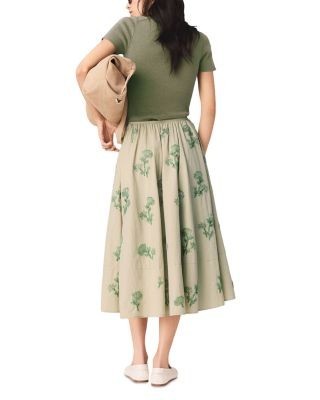 Maje Embroidered Technical Skirt, photo 2