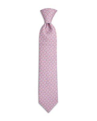 Ferragamo Silk Classic Gancini Grid Pattern