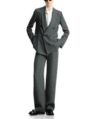 Emporio Armani Mouline Double Breasted Blazer