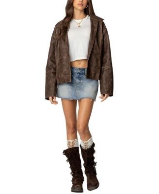 Edikted Oversized Washed Jacket