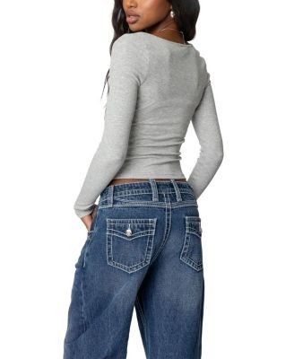 Edikted Josi Layered Ribbed Top