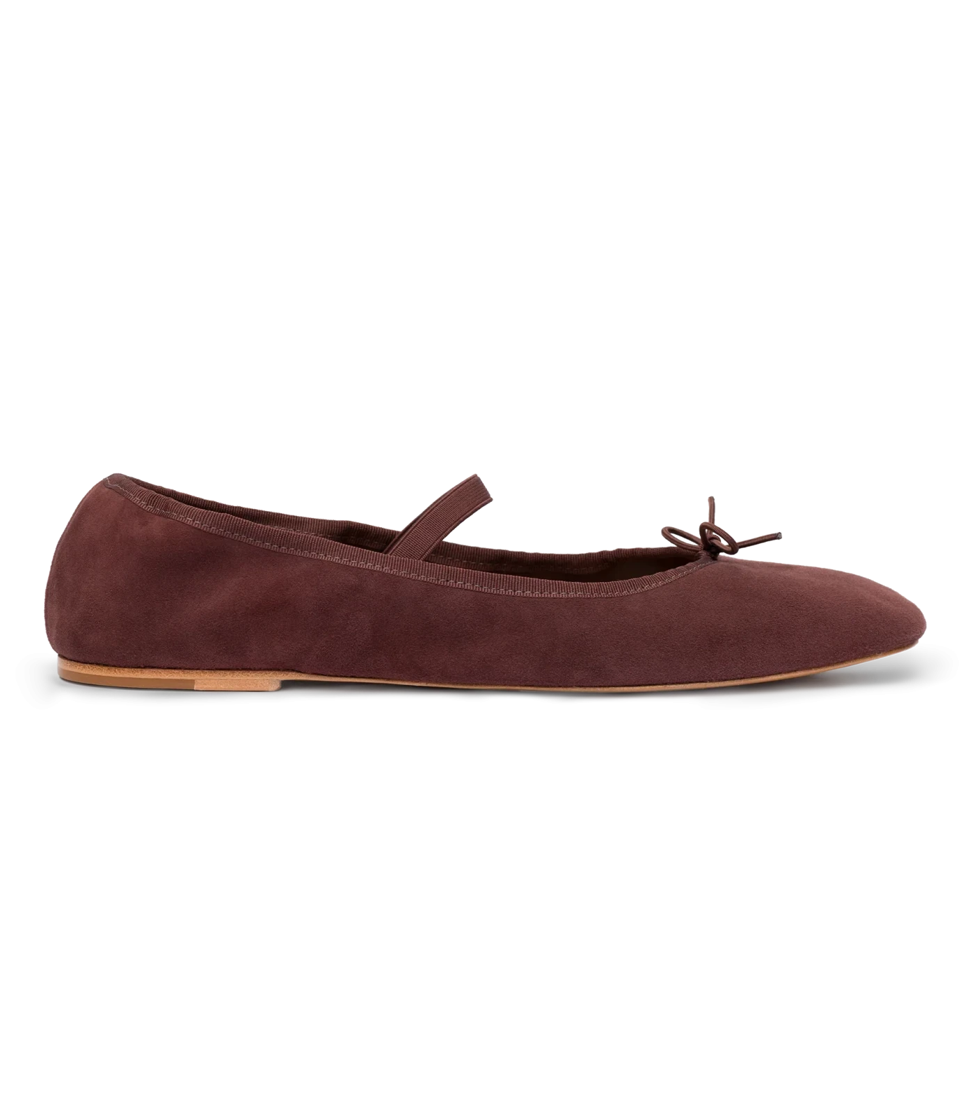 ELENI MARY JANE -- CHOCOLATE SUEDE