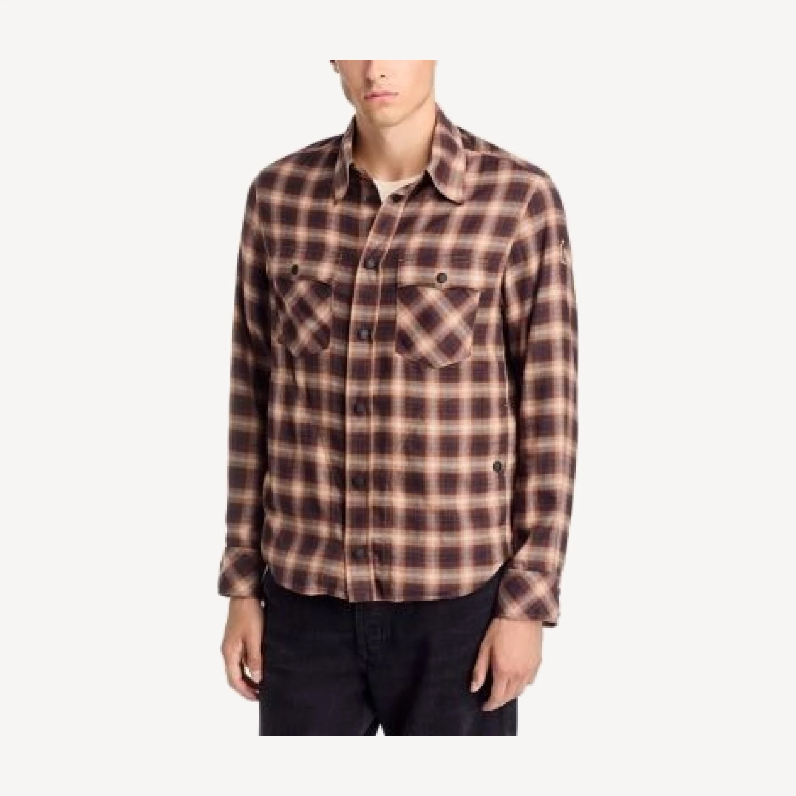Moncler Grenoble Camicia Plaid Regular Fit Button Down Shirt