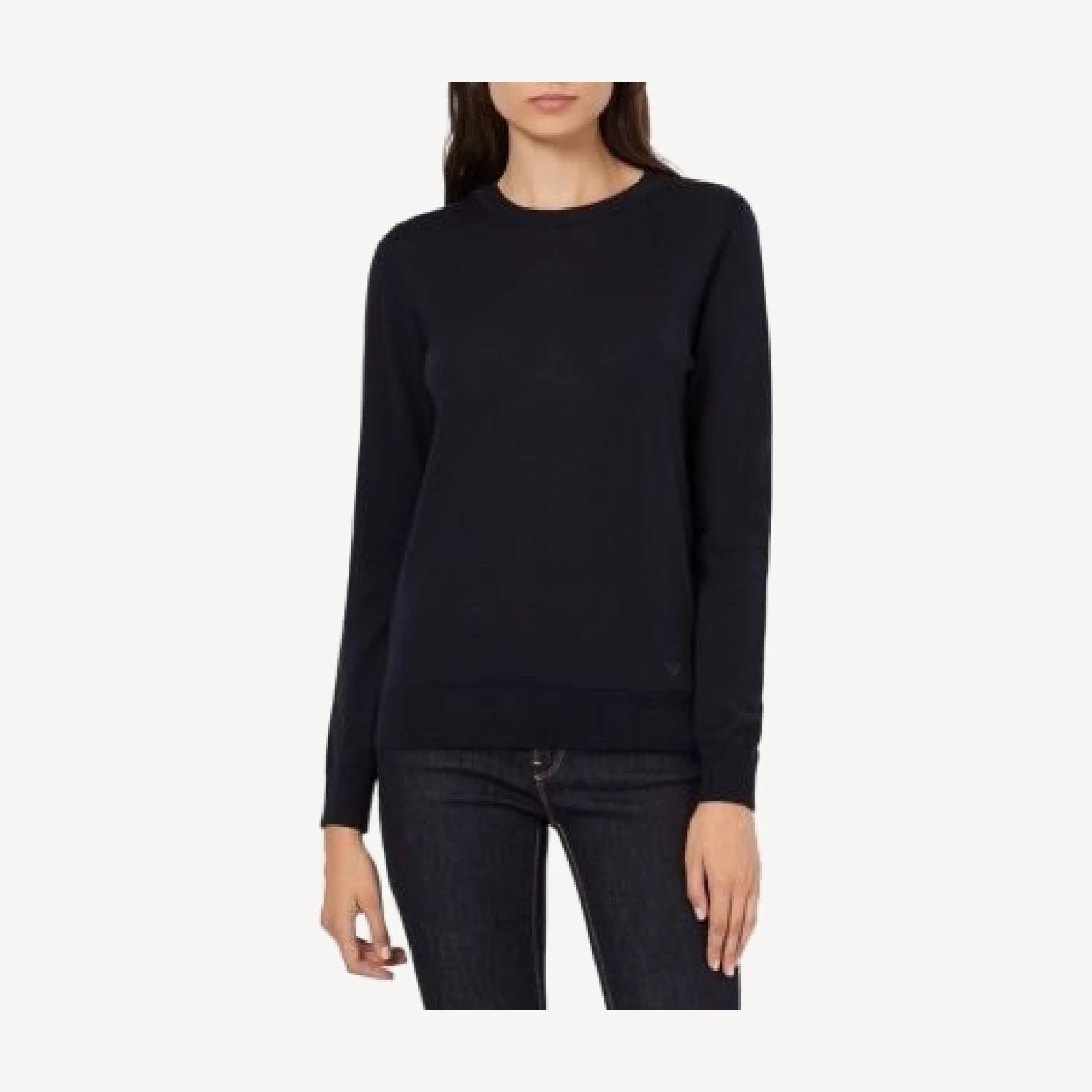 Emporio Armani Merino Wool Crewneck Sweater