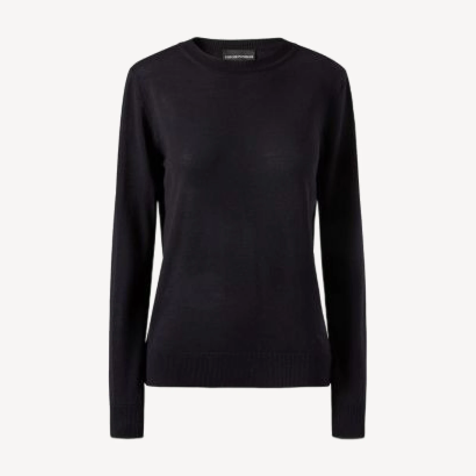 Emporio Armani Merino Wool Crewneck Sweater