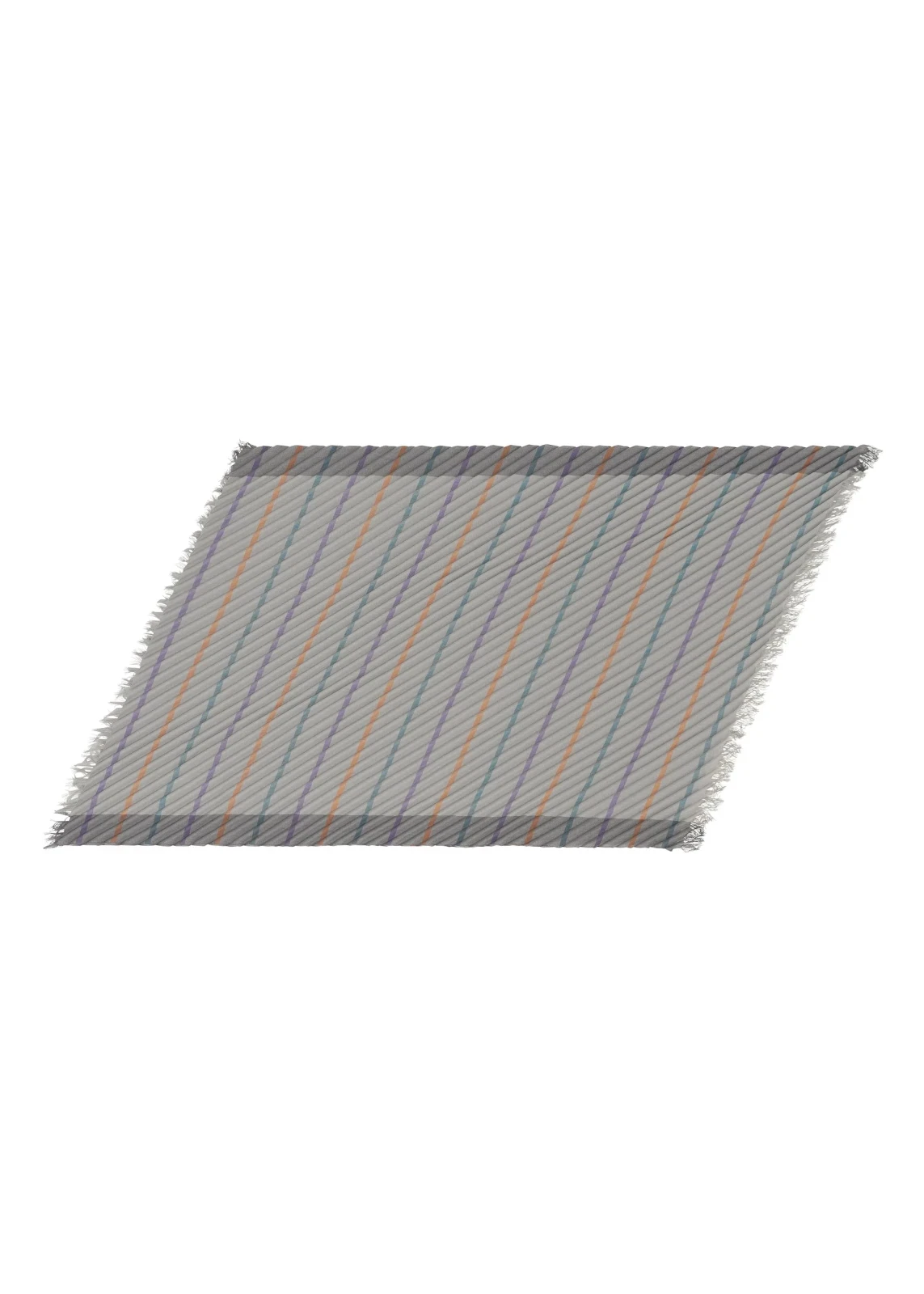 STRIPE PLEATS STOLE
