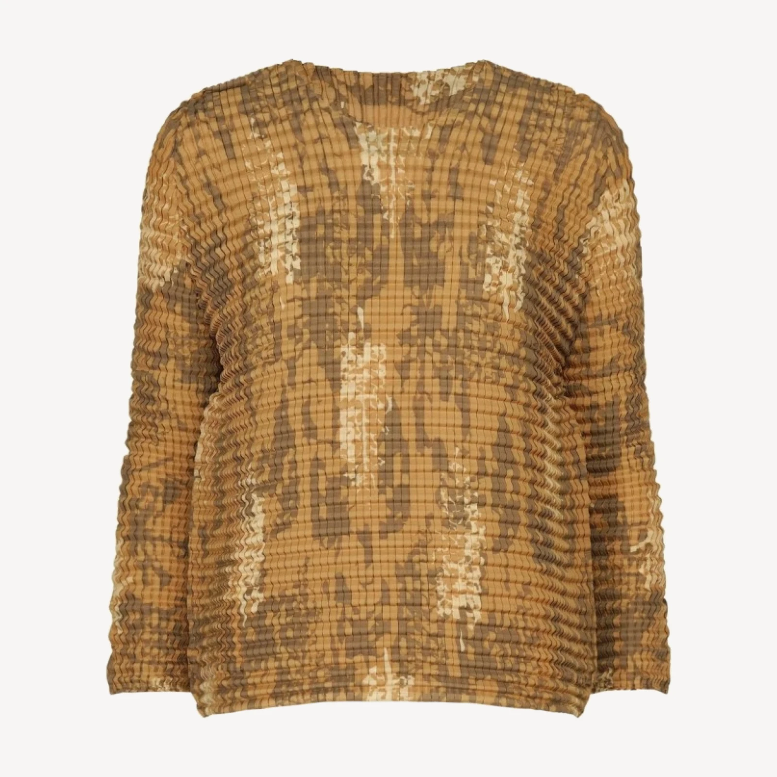 LEAF PLEATS SHIRT