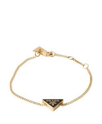Prada Enameled Metal Bracelet