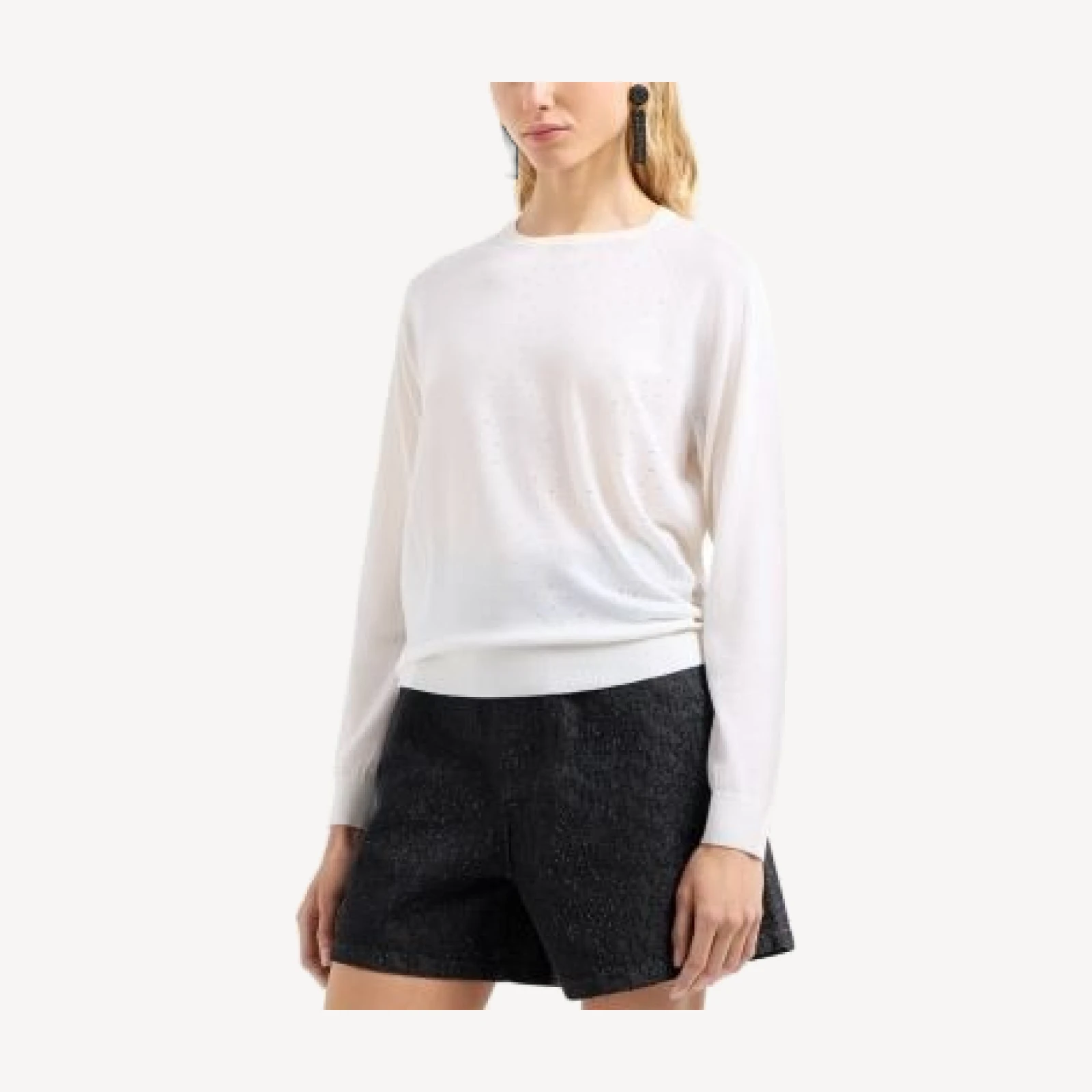 Emporio Armani Embellished Wool Sweater