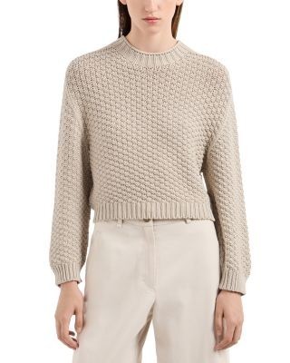 Emporio Armani Seamless Plain Knit Crewneck Sweater
