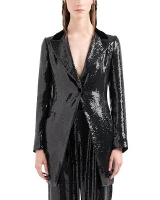 Emporio Armani Micro Sequin Blazer