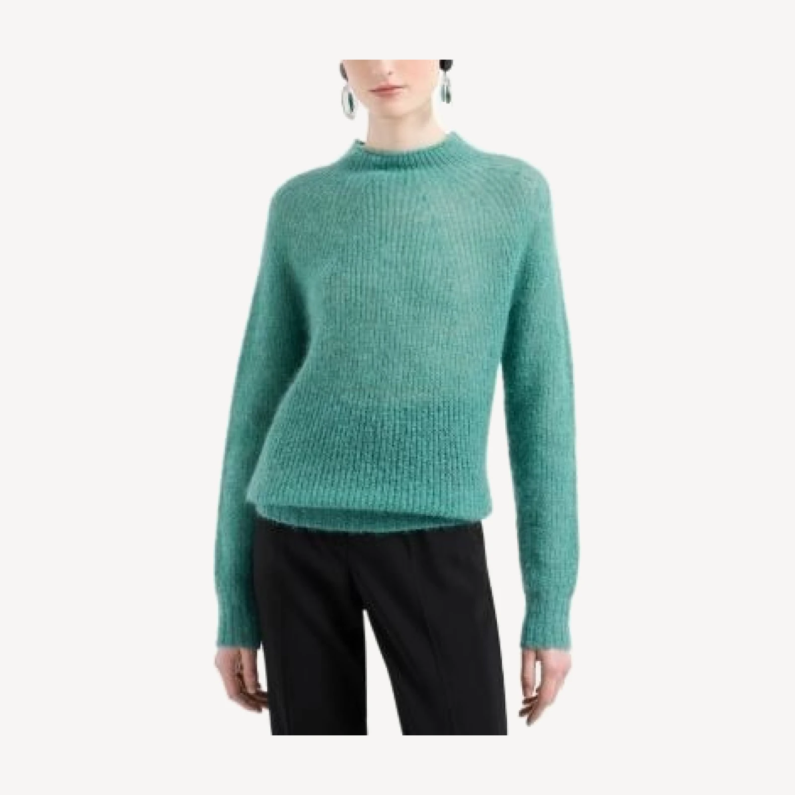 Emporio Armani Full Ribbed High Neck Sweater