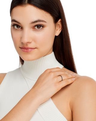 Bloomingdale's Fine Collection Black Diamond Band in 14K White Gold, 0.20 tcw