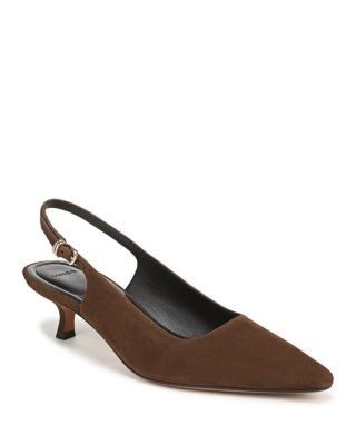 Vince Women's Sabra Suede Slingback Pumps