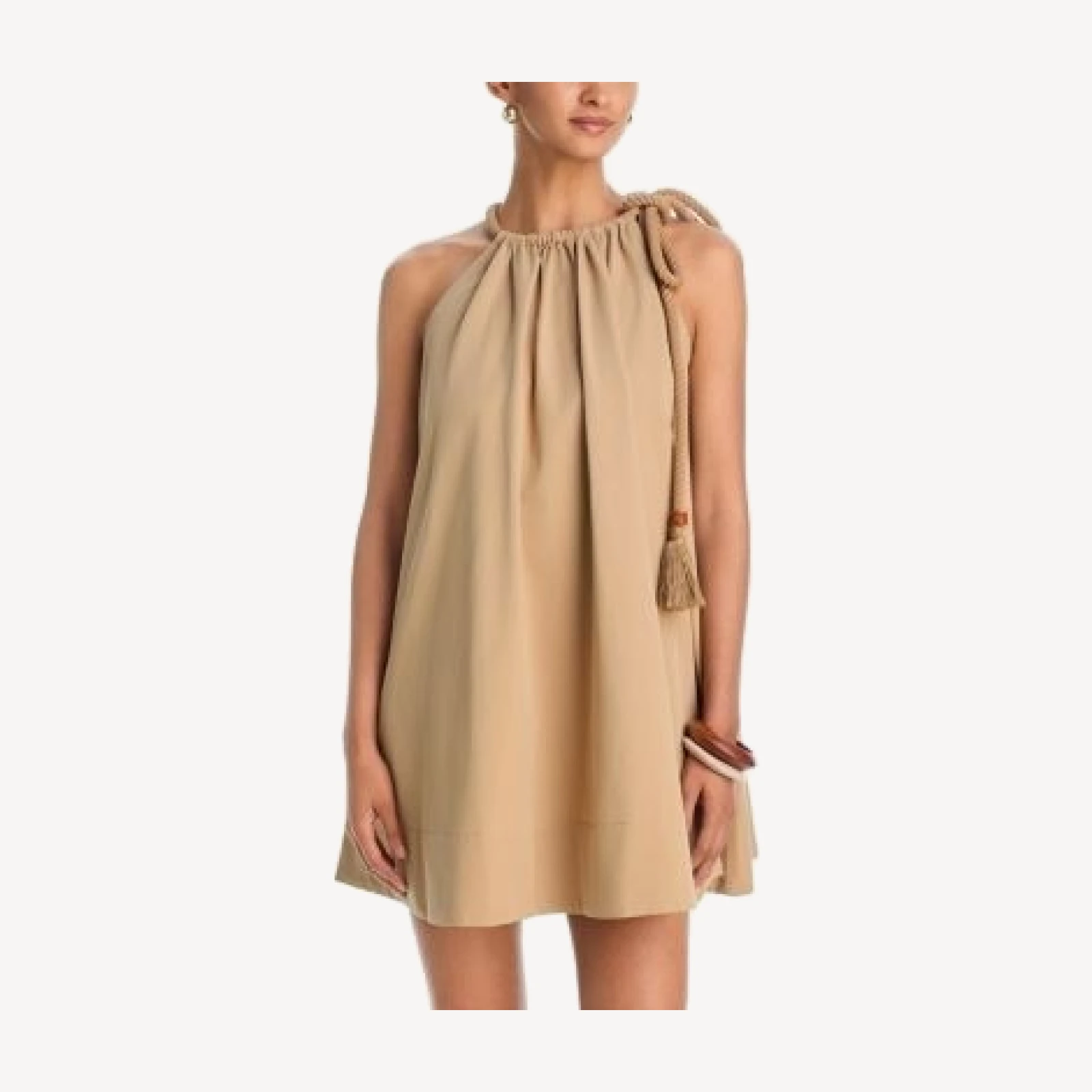 Aqua Swing Utility Mini Dress - Exclusive