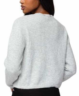 Edikted Vickie Ribbon Knit Cardigan