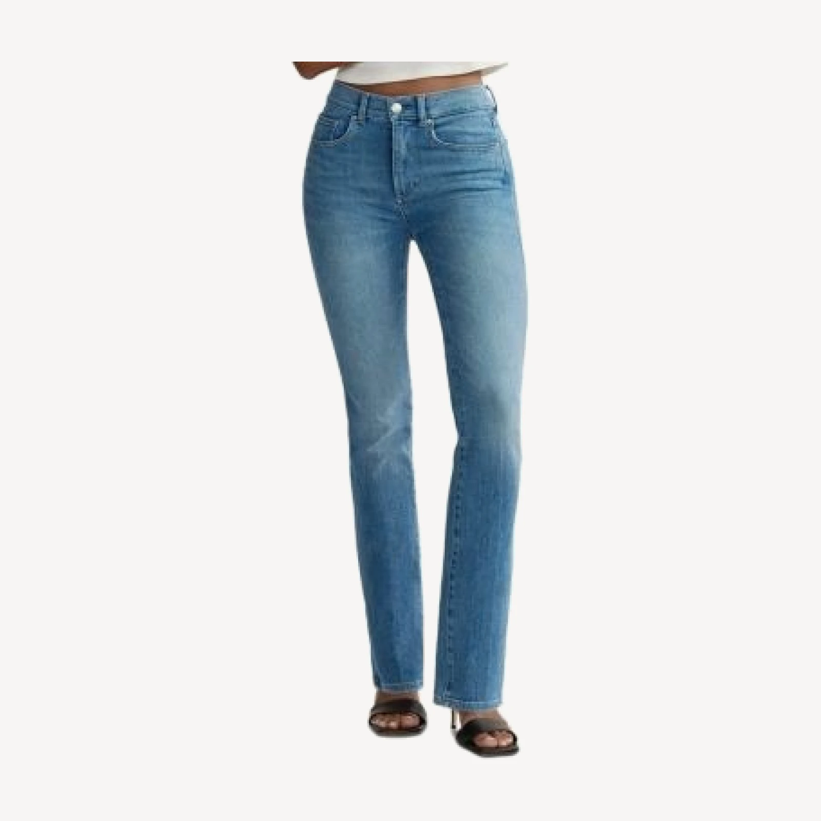 Dl 1961 Mara Straight Mid Rise 31 Instasculpt Jeans in Provincetown