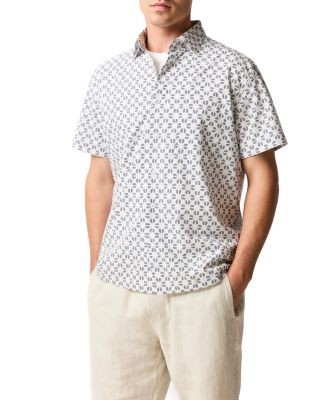 Rodd & Gunn Crown Hill Printed Short Sleeve Shirt