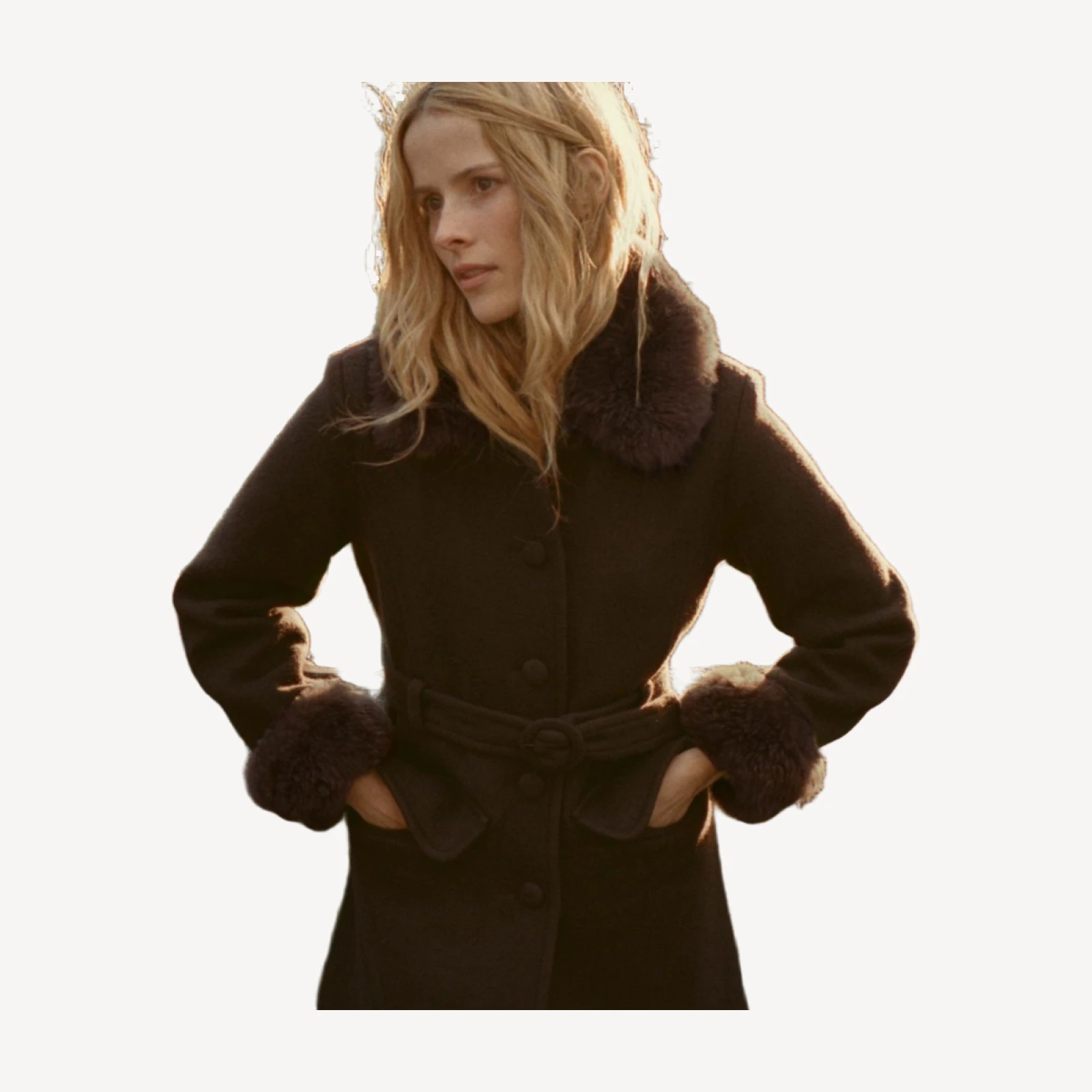 FARROW COAT -- CHOCOLATE