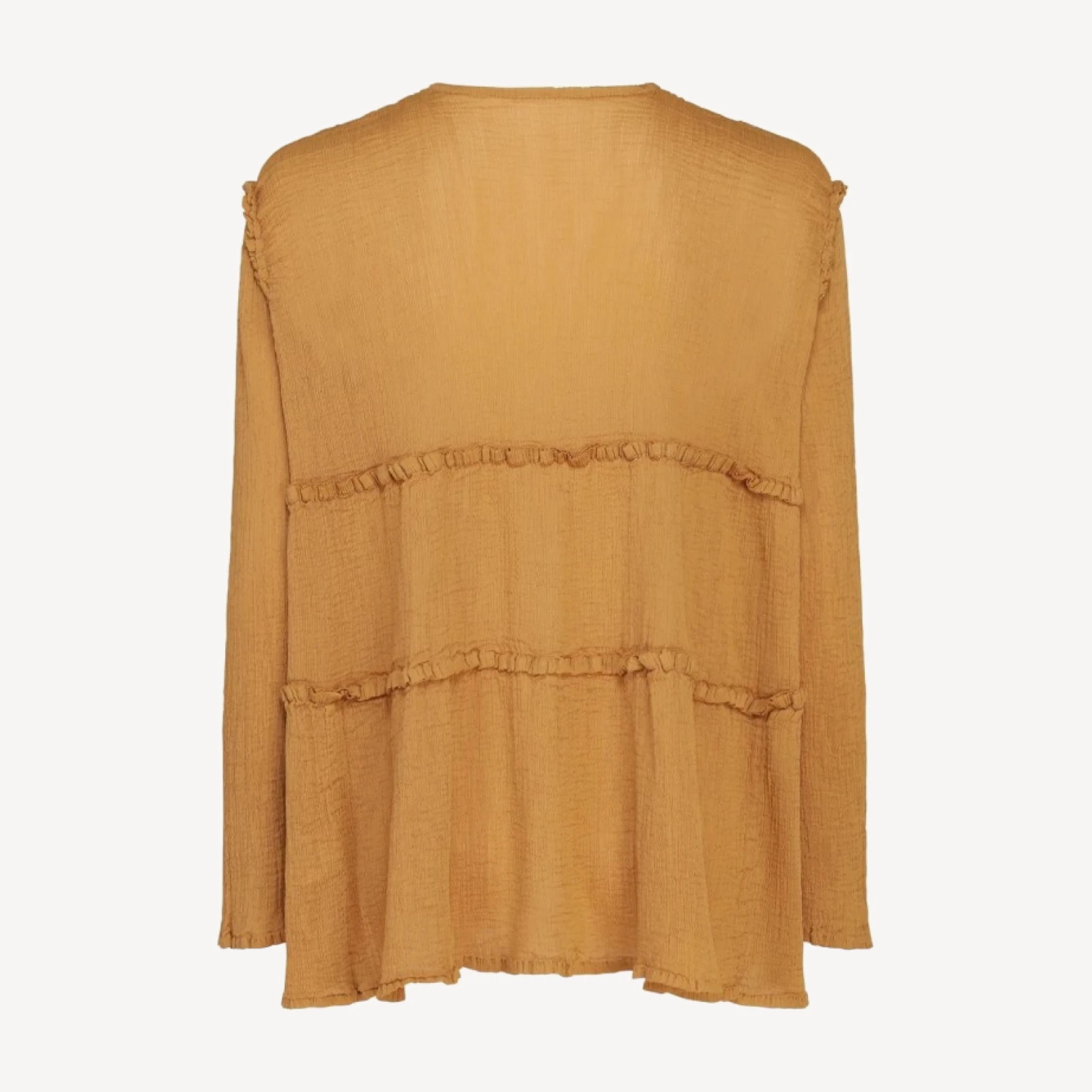 FLARE SEE-THROUGH CREPE