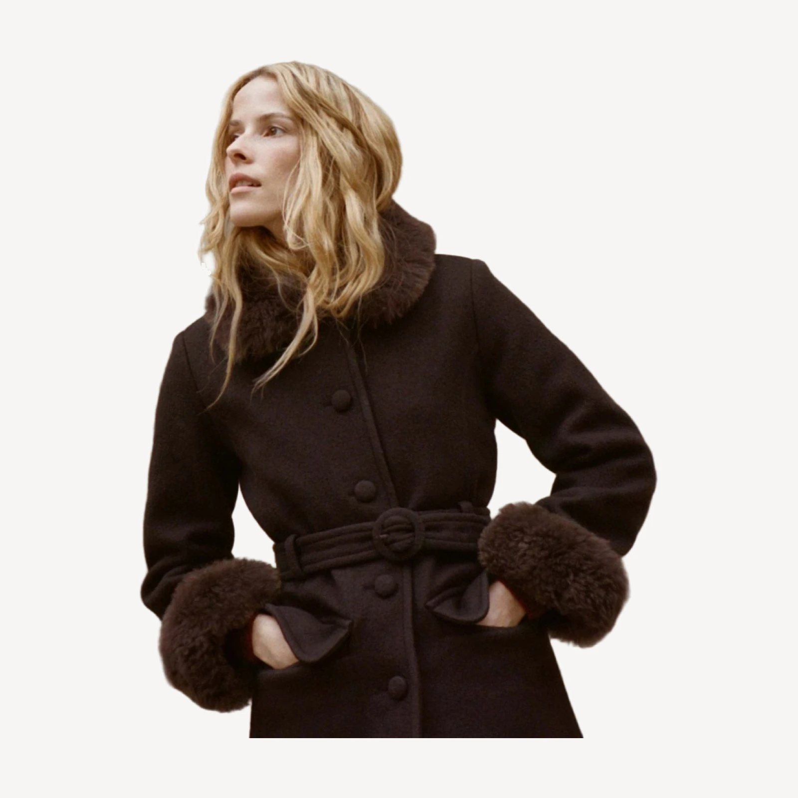 FARROW COAT -- CHOCOLATE