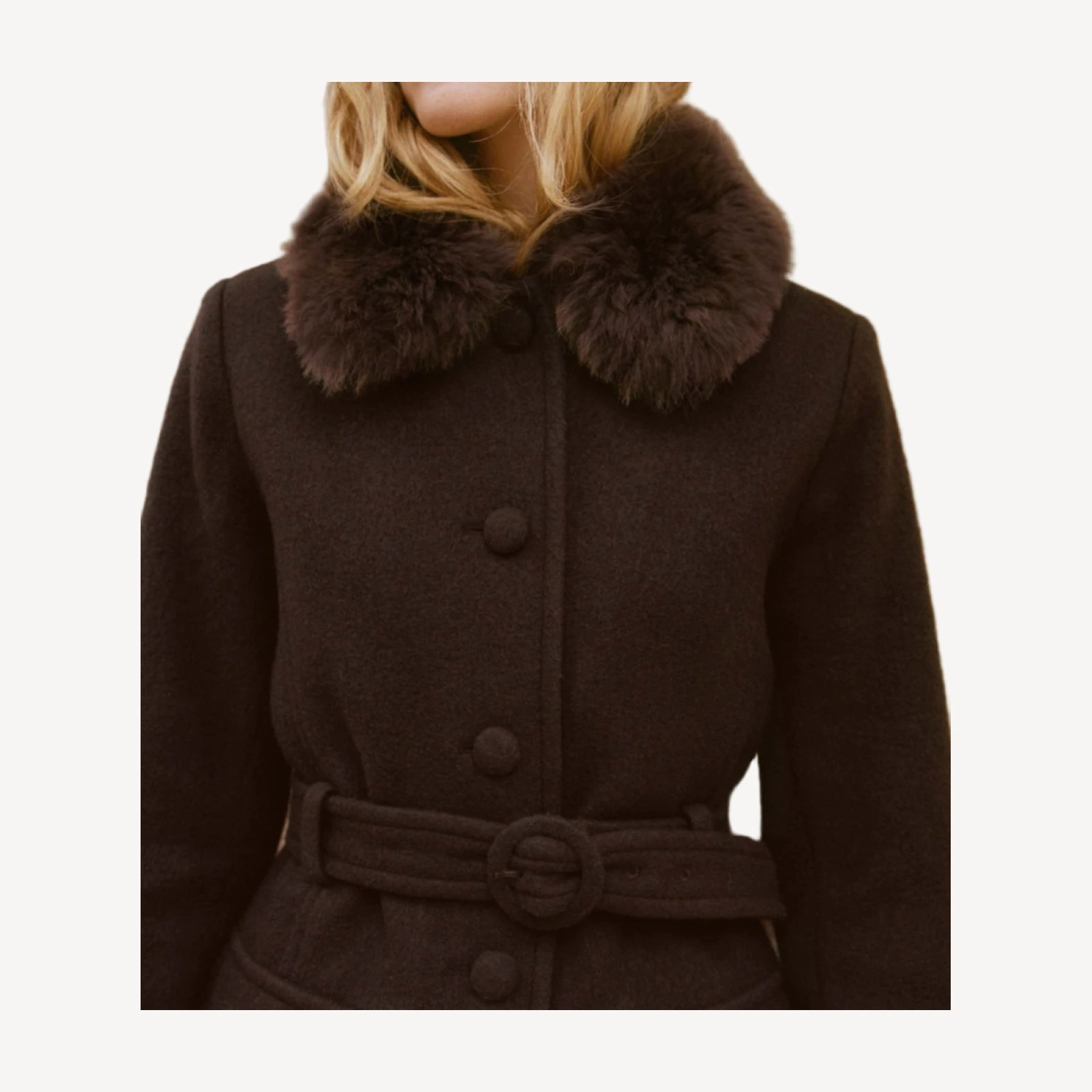 FARROW COAT -- CHOCOLATE