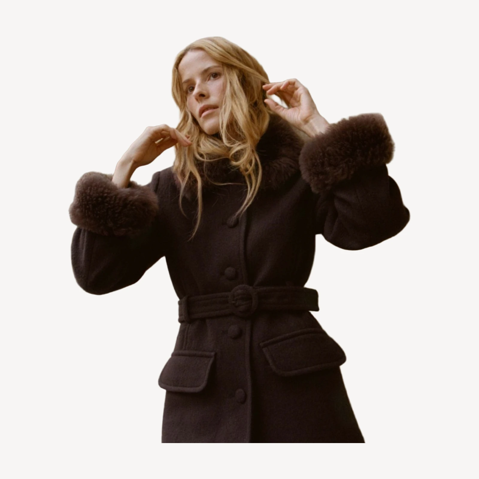 FARROW COAT -- CHOCOLATE