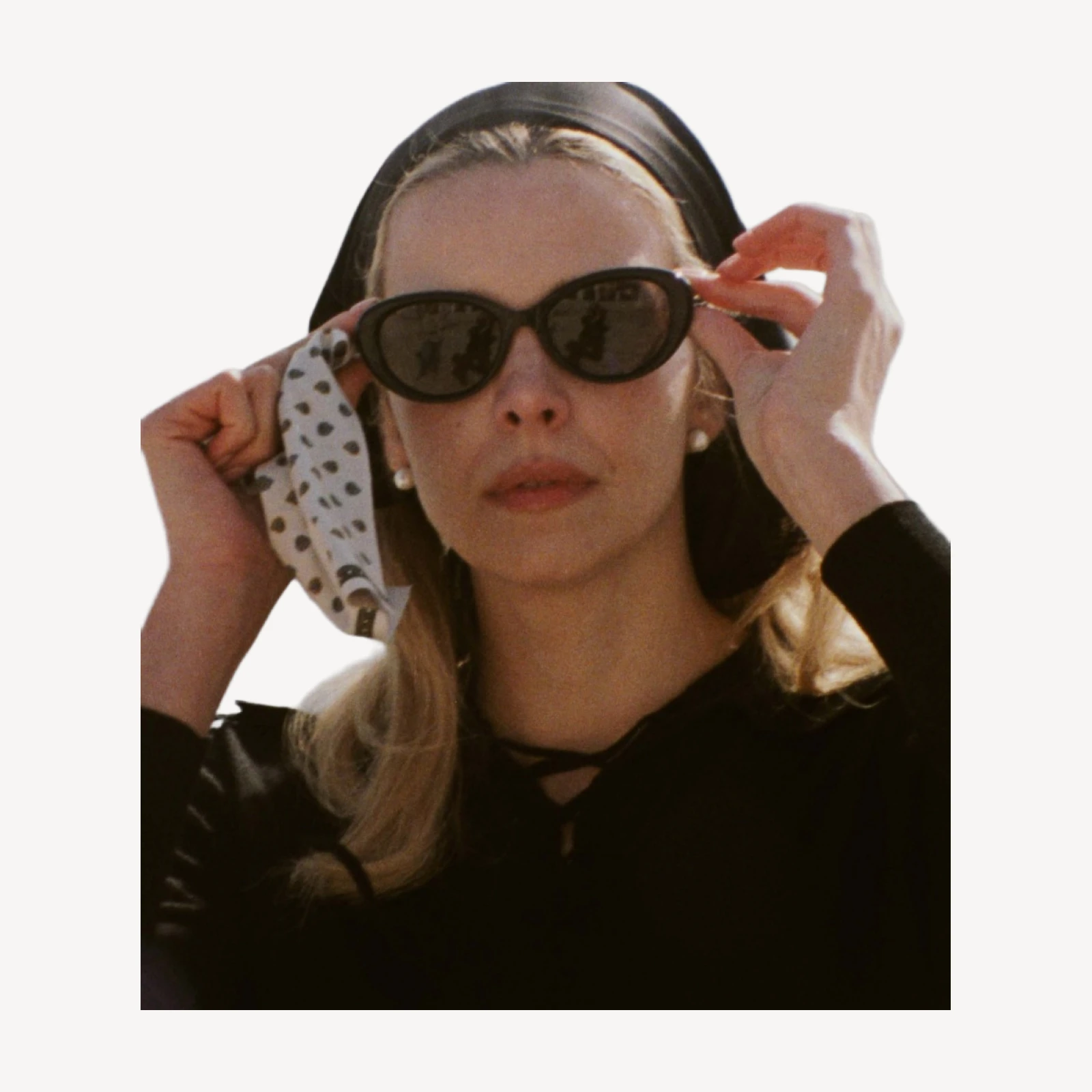 DÔEN BY GARRETT LEIGHT INGÉNUE SUNGLASSES -- BLACK